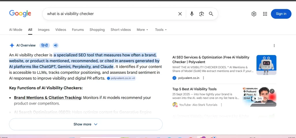 When AI Overviews Appears