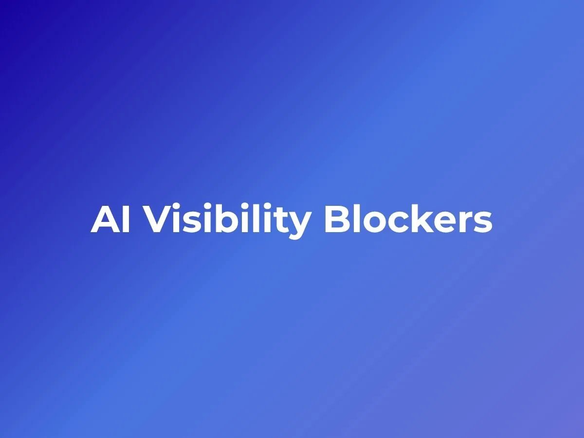 8 Technical Website Issues That Are Killing Your AI Visibility