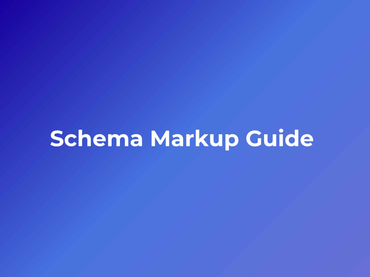 What Is Schema Markup? How It Improves SEO, Rich Results &amp; AI Visibility