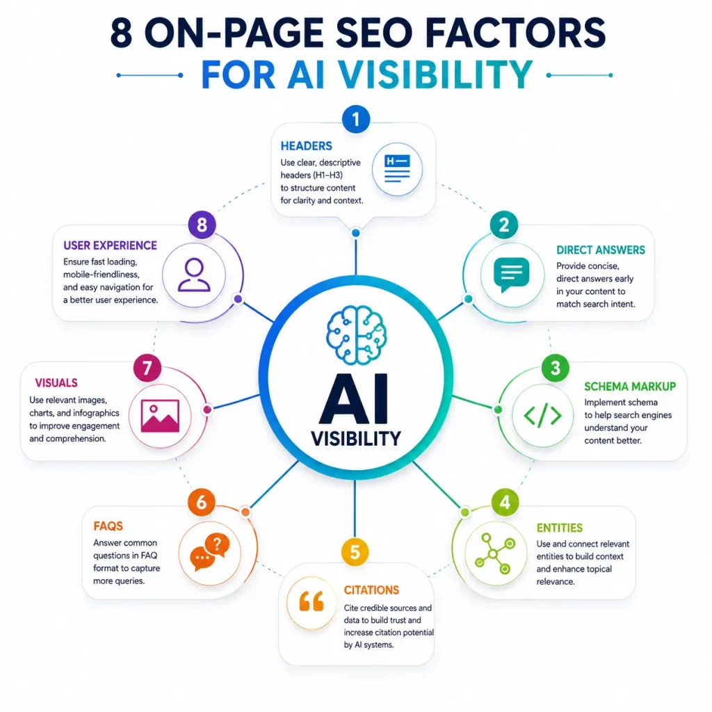 8 On-Page SEO Elements to Focus on for Better AI Visibility