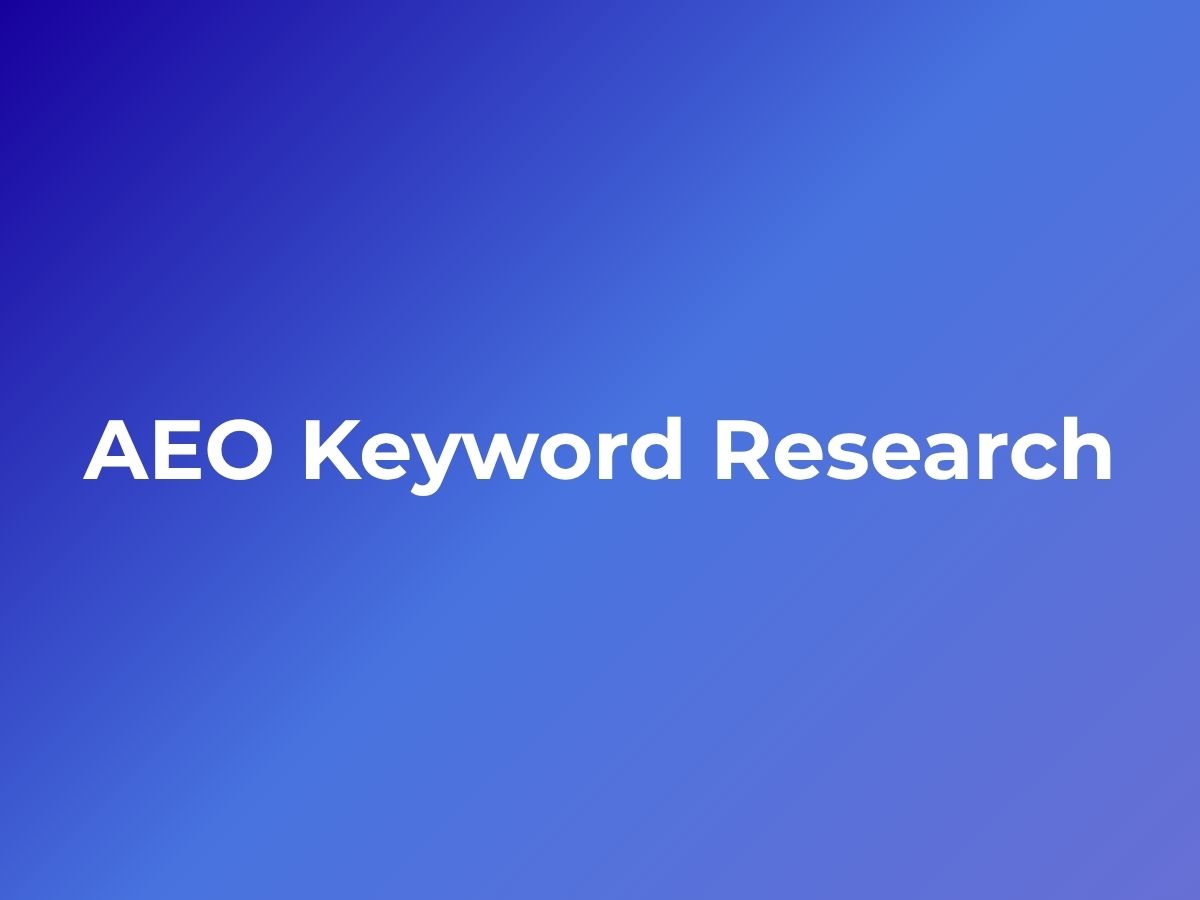 Keyword Research for AEO: A Guide for Winning Answer Engine Traffic in 2026